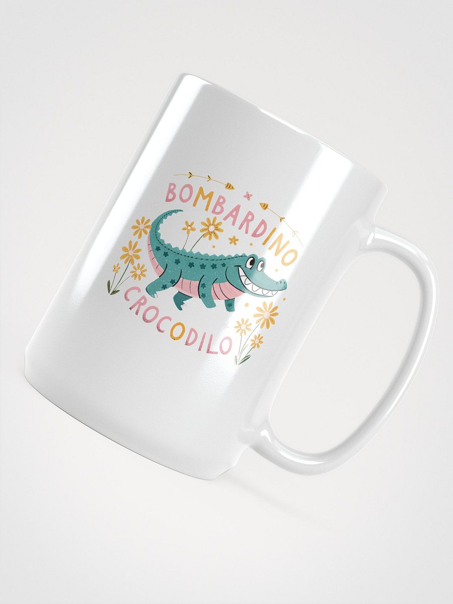 A vibrant retro-style illustration depicting an alligator with friendly smile product image (4)
