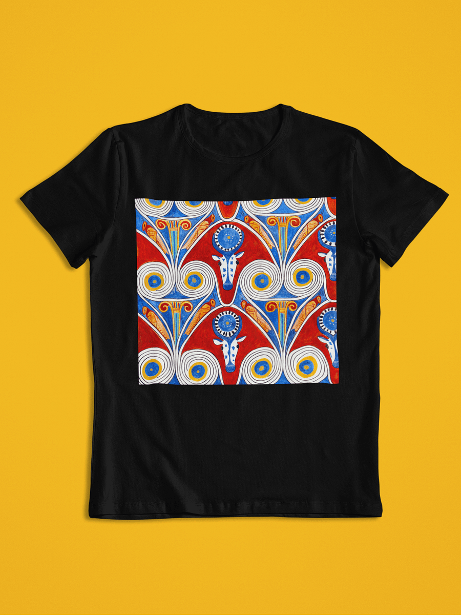 Ceiling Fragment, Tomb of Neferhotep Ancient Egypt Art Unisex T-Shirt product image (1)