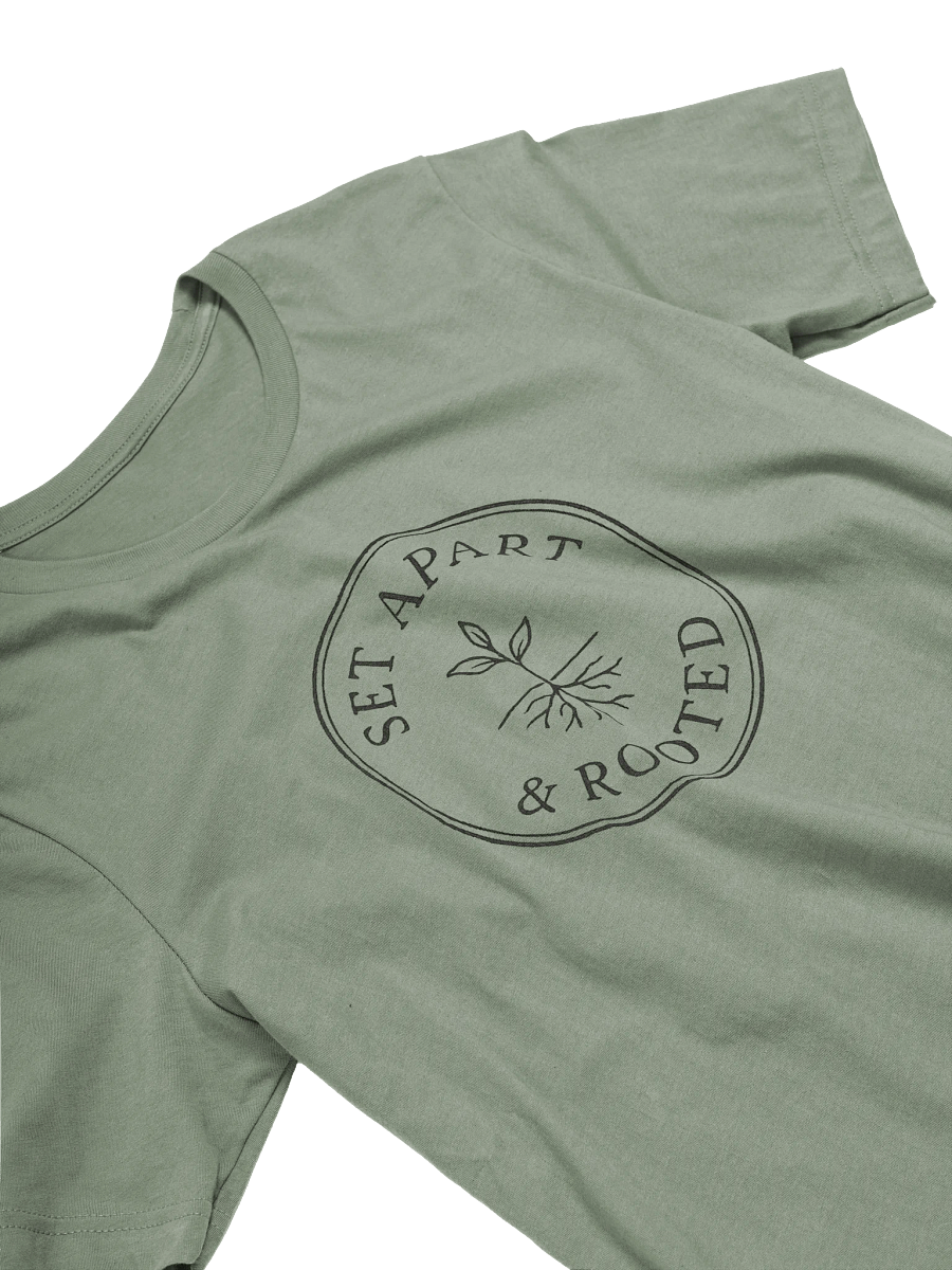 Set Apart & Rooted Branded Tee (Light Colors) Oval Logo product image (16)