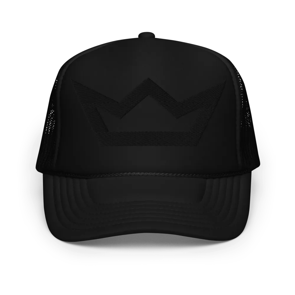 BTV 'Blackout Crown' Foam Trucker Hat product image (1)