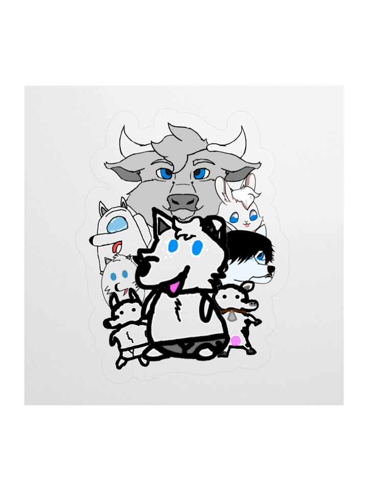 The Many Faces of Liffy Sticker product image (1)