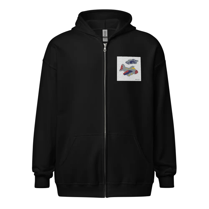 Kid Airplane (Gildan Unisex Heavy Blend Zip Hoodie) product image (1)