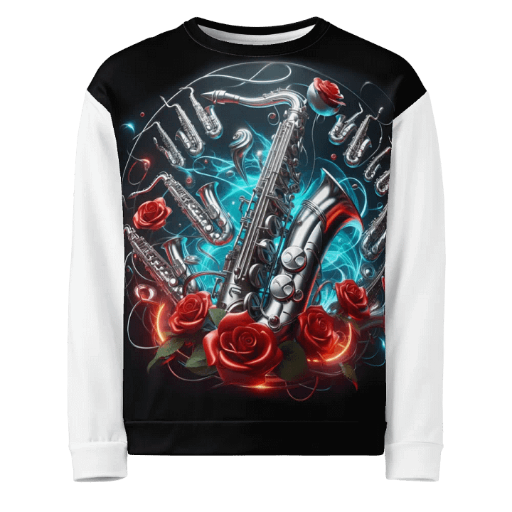 Silver Saxophone Serenade - Unisex Sweatshirt #27 product image (1)