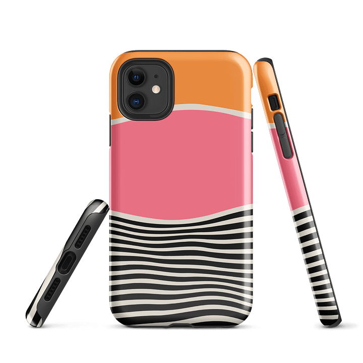 Wavy Ripples | Mid Century Edition: Tough iPhone Case product image (2)
