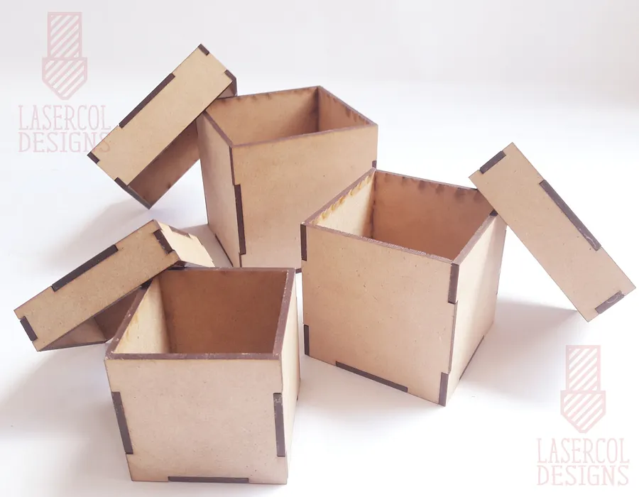 Boxes Set 1 (6 sizes) - Laser Cut Files product image (9)