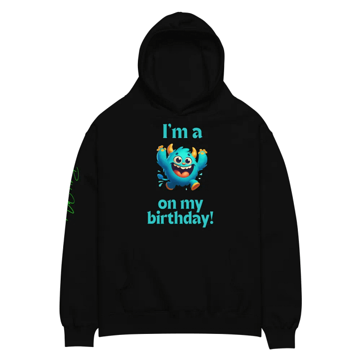 Blue Monster Hoodie product image (2)