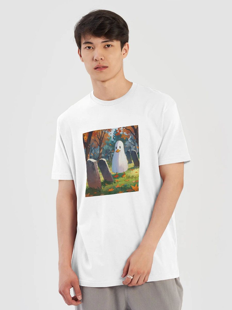 Ghostly Duck in Autumn Graveyard T-Shirt product image (5)