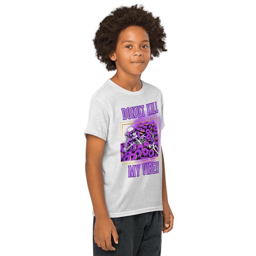 Donut Kill My Vibe Youth Sports Tee product image (69)