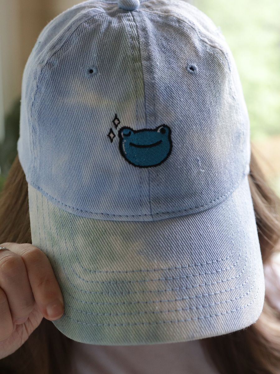 Wink Froge Embroidered Tye-Dye Dad Hat product image (7)