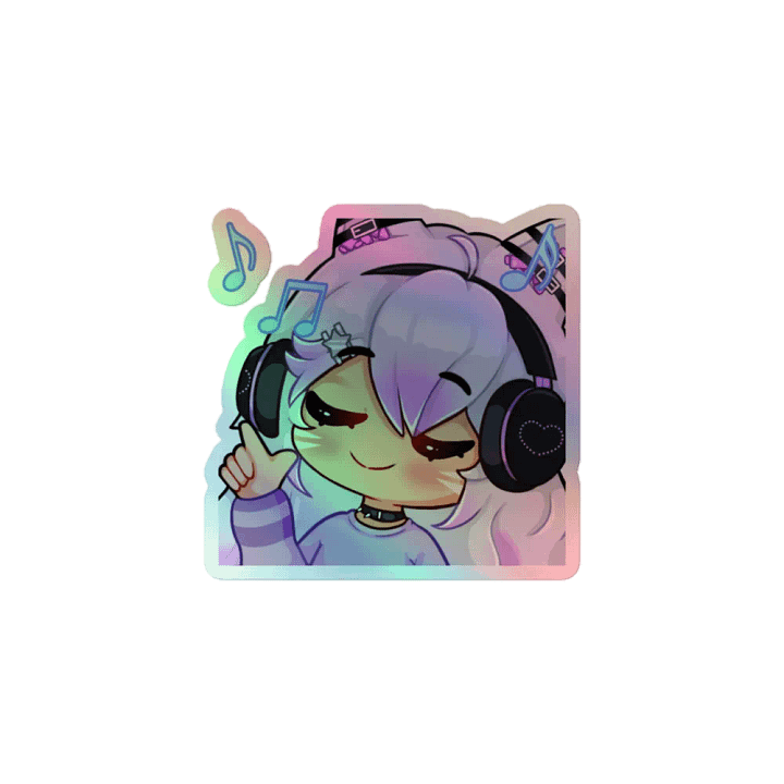 Meepa Vibe Holographic Sticker product image (1)