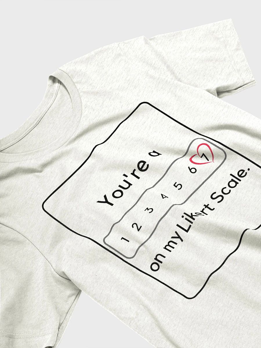 You're a 7/Heart On My Likert Scale (Unisex) product image (26)