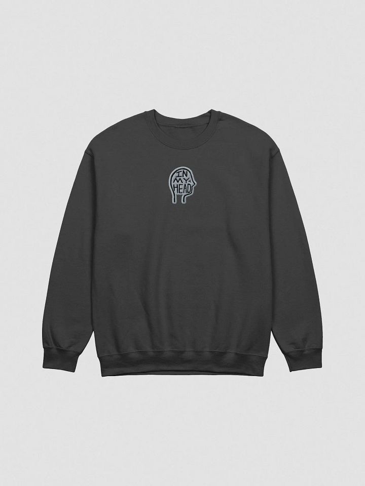 In My Head embroidered crewneck (grey contrast design) product image (2)