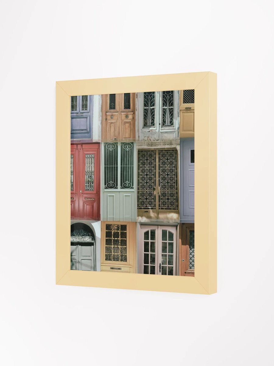 Greek Doors - Framed High-Quality Matte Poster product image (3)
