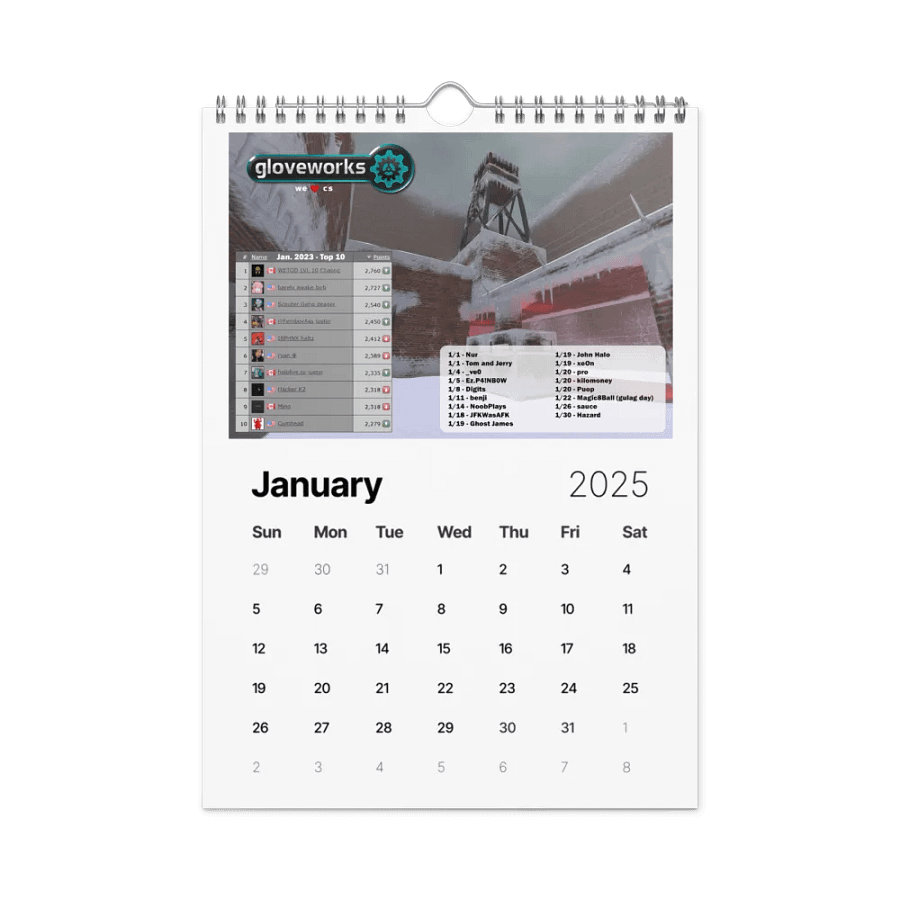 gloveworks calendar 2025 product image (6)
