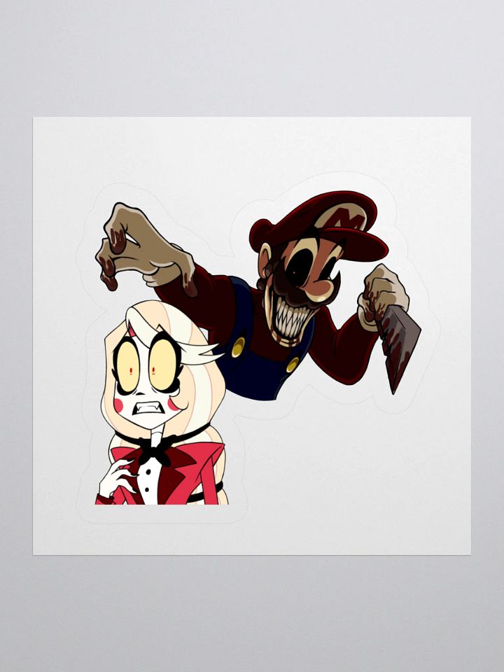 Horror Mario and Charlie Stickers product image (3)