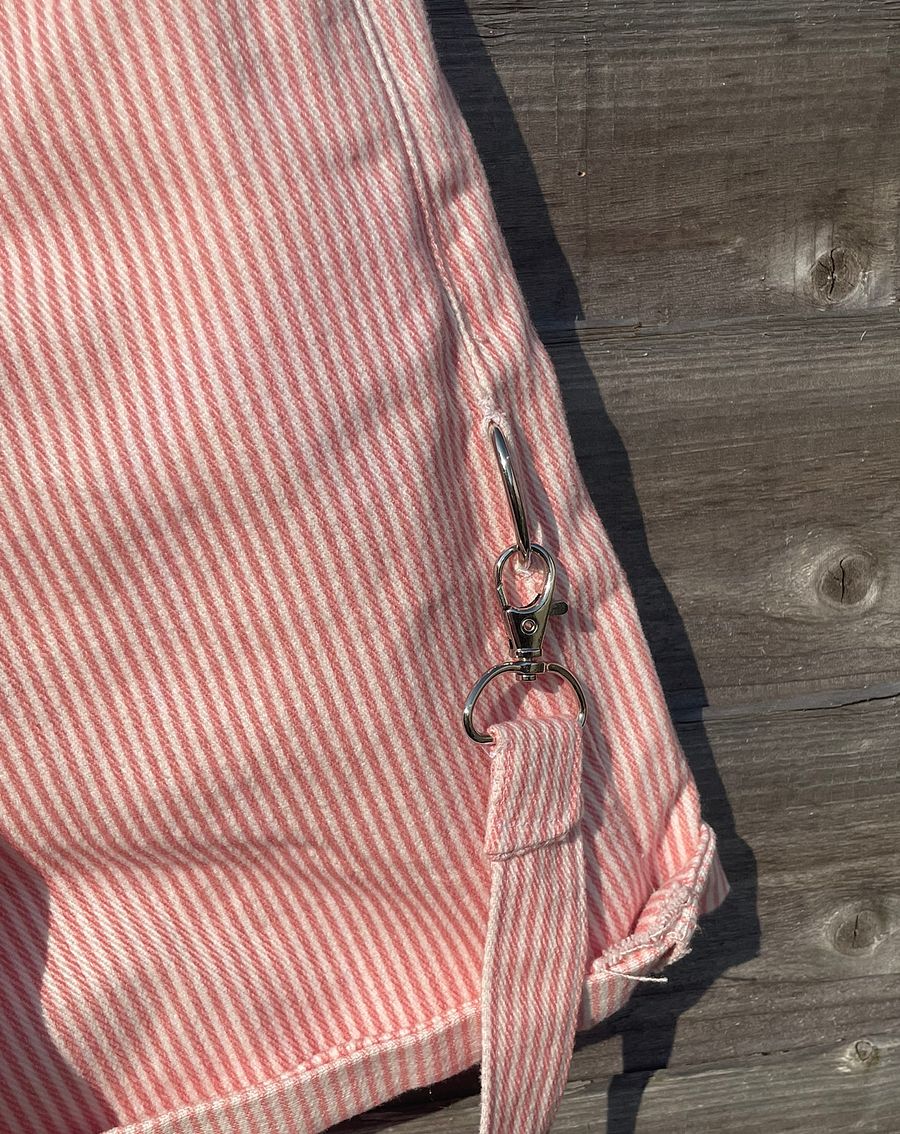 pink pinstripe shorts product image (3)