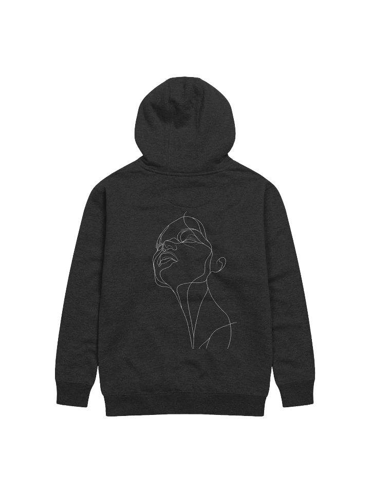 Line Art Sensual Woman Portrait Unisex Hoodie product image (2)
