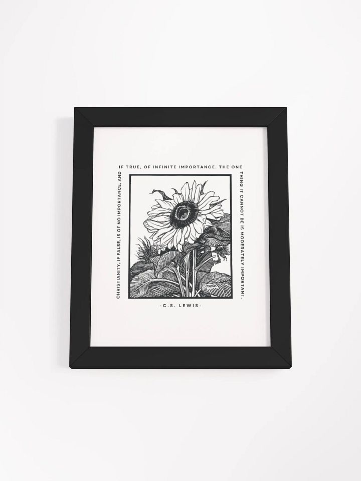 Christianity If True C.S. Lewis Quote Art product image (3)