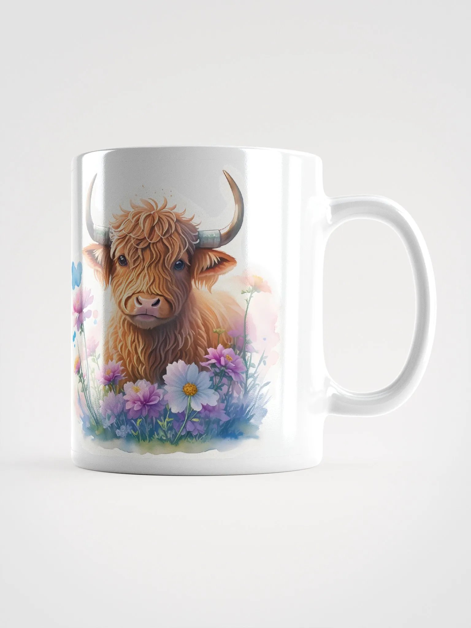 Whimsical Highland Cow Mug product image (2)
