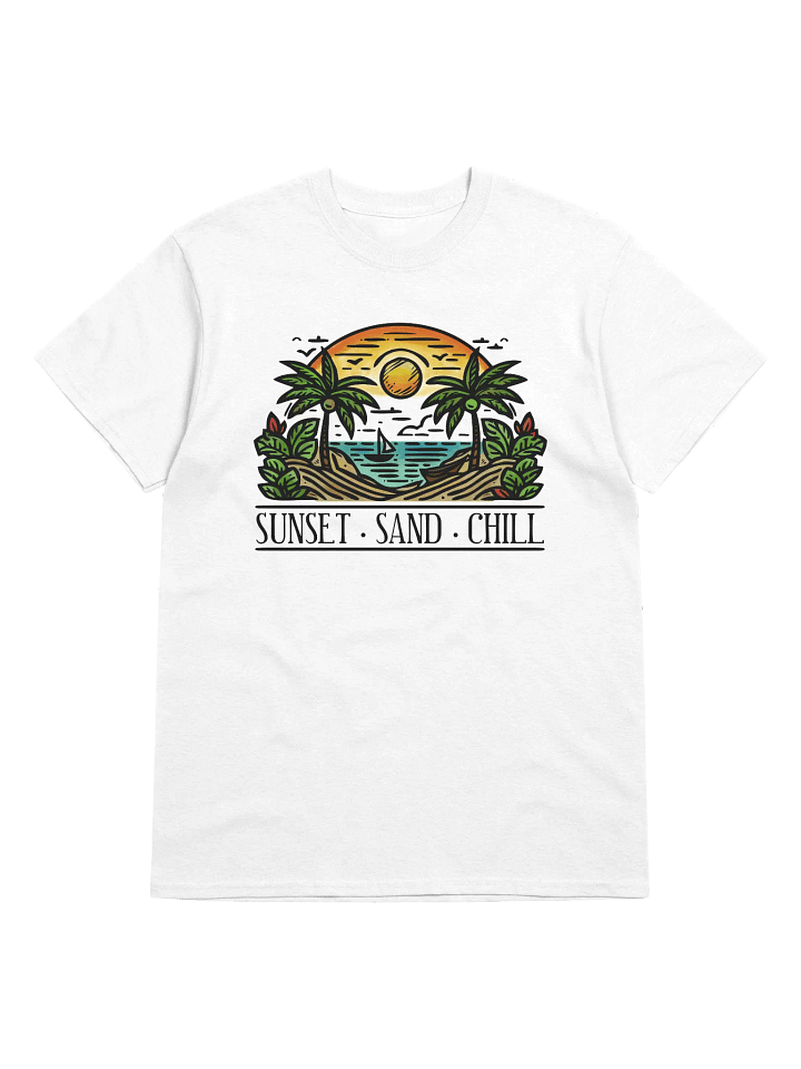 Sunset. Sand. Chill (Alternative) Gildan T-Shirt product image (1)