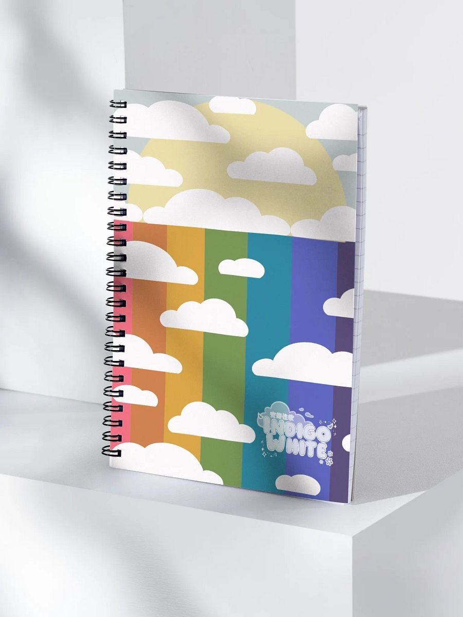 Rainbow Cloud Notebook product image (4)