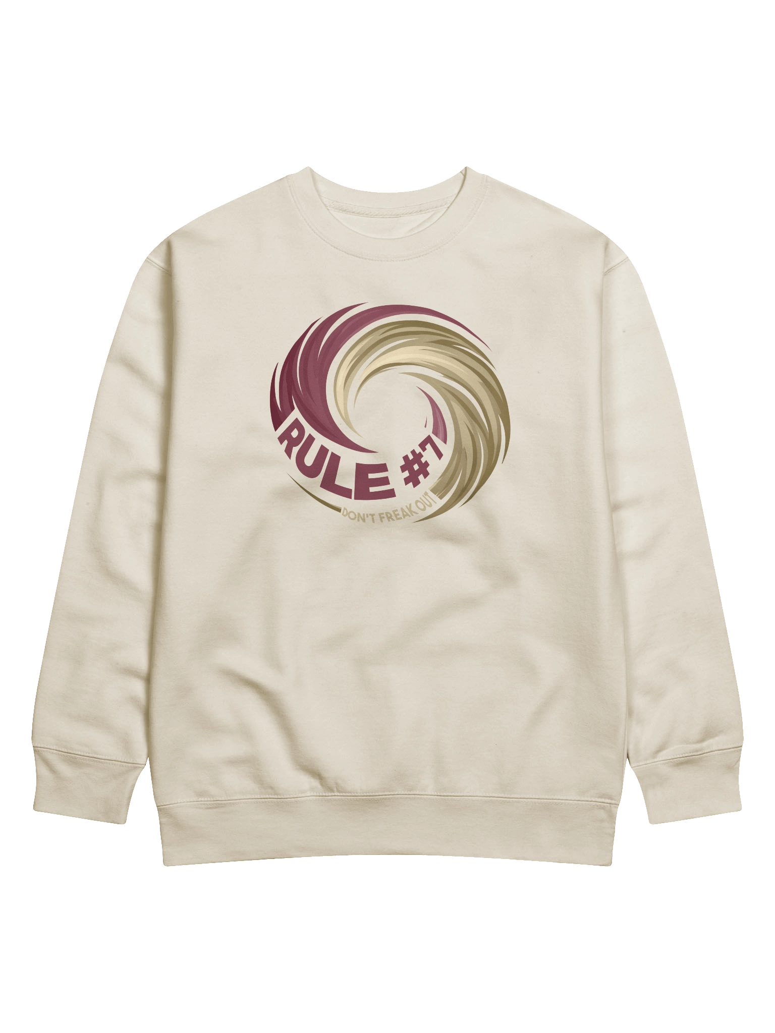Rule #7 Cotton Sweatshirt Garnet and Gold product image (3)