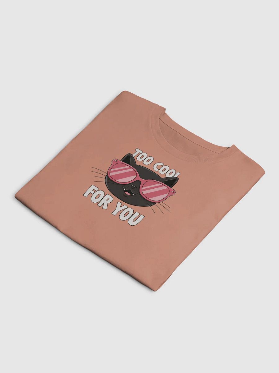 Funny Too Cool for You Black Cat Women's Crop Top product image (22)