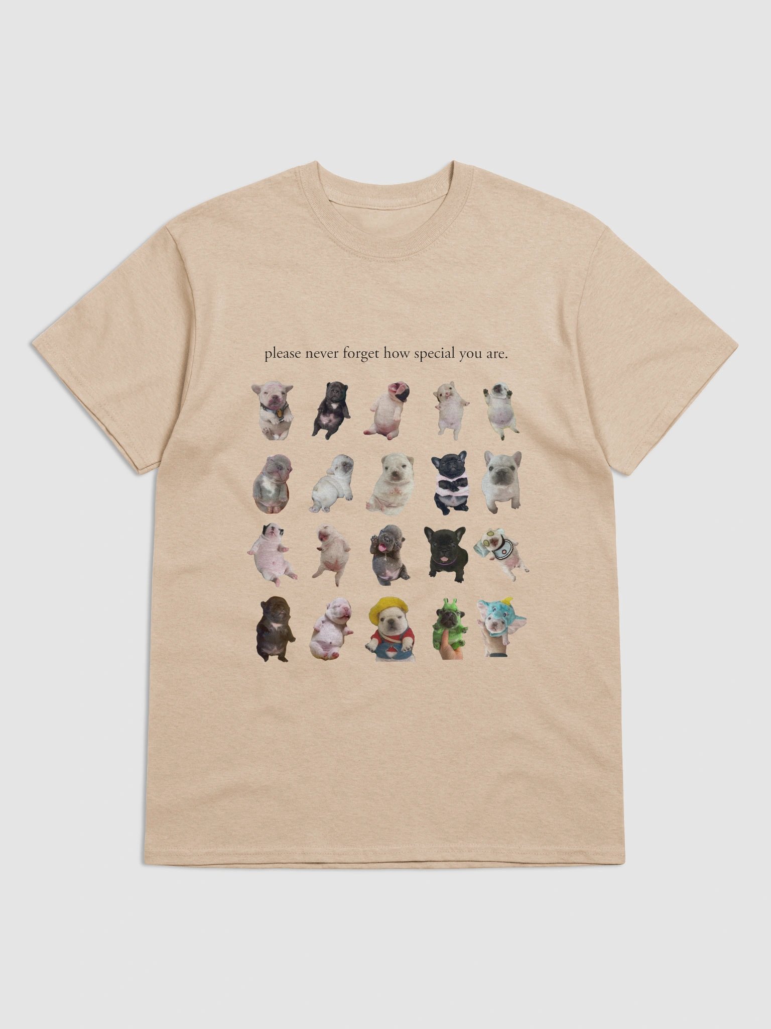 you are so special tee shirt (and backside) - light colors product image (5)