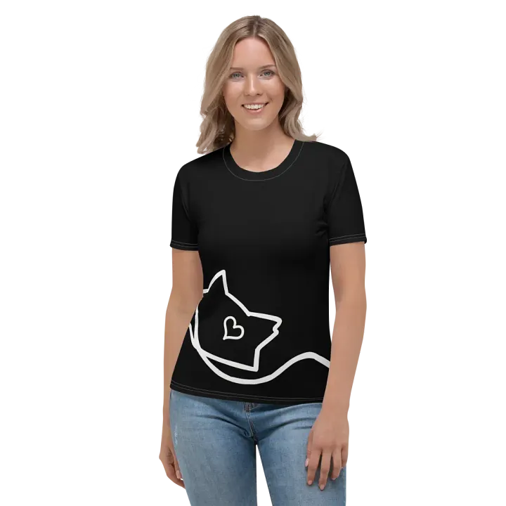 Mellow Ribbon - Women's T-shirt (Black+White) product image (2)