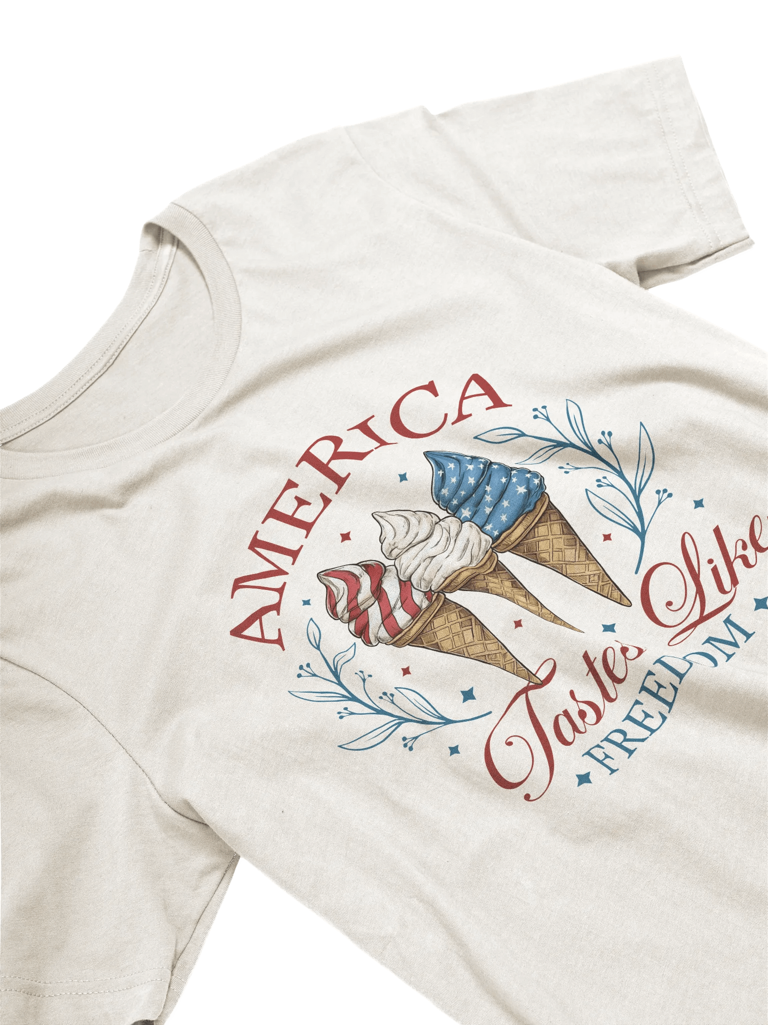 Patriotic Ice Cream Swirl T-Shirt product image (4)