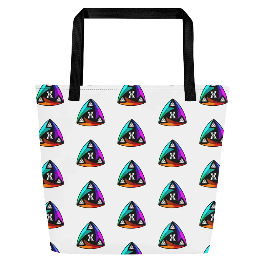 PriismX Patterned White Tote product image (1)