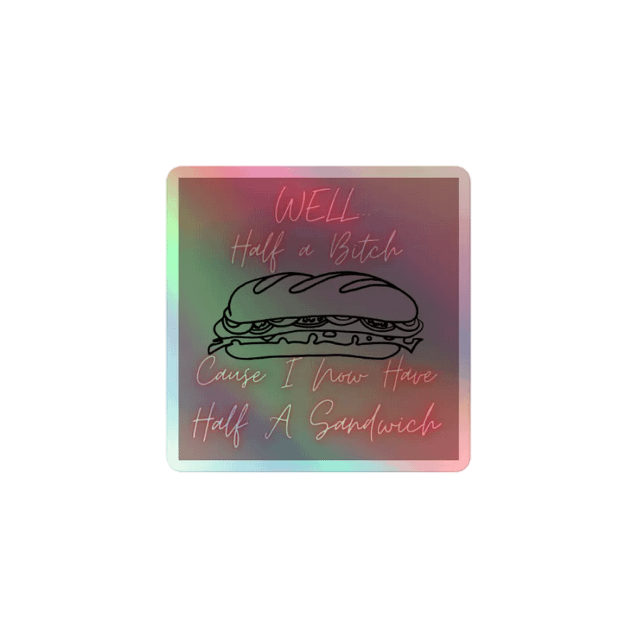 Half Sticker product image (1)