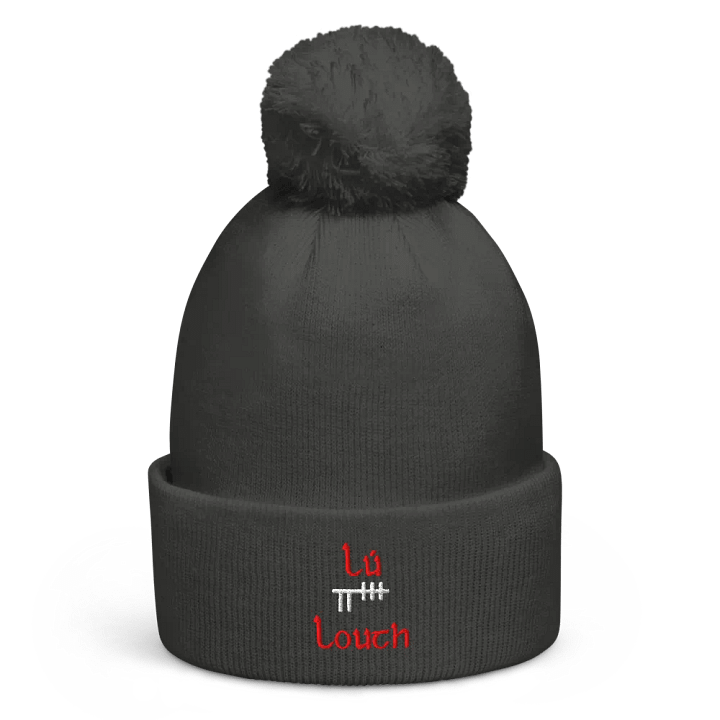 Louth/Lú Orthodox style Ogham embroidered Pom-Pom Beanie product image (3)