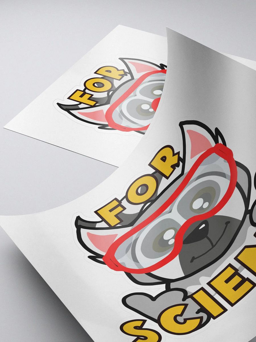 For Science Lemur Kiss-Cut Sticker product image (4)