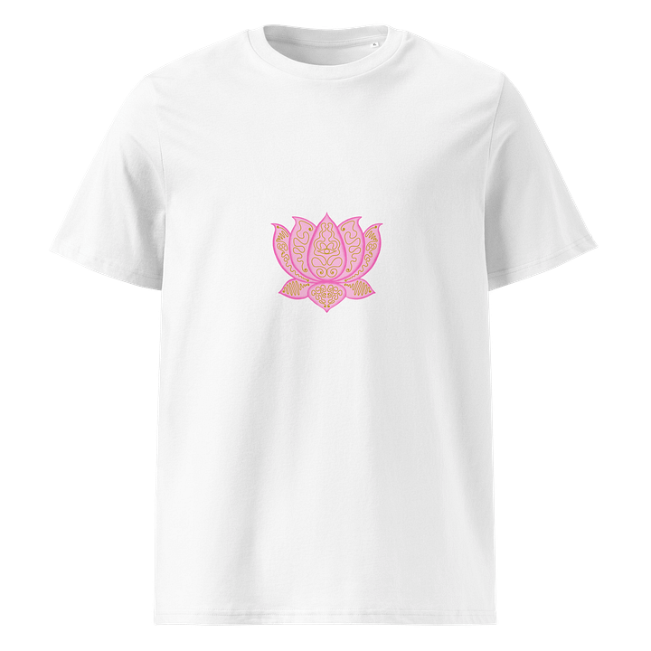 Golden Lotus Eye Unisex Organic T-Shirt product image (1)