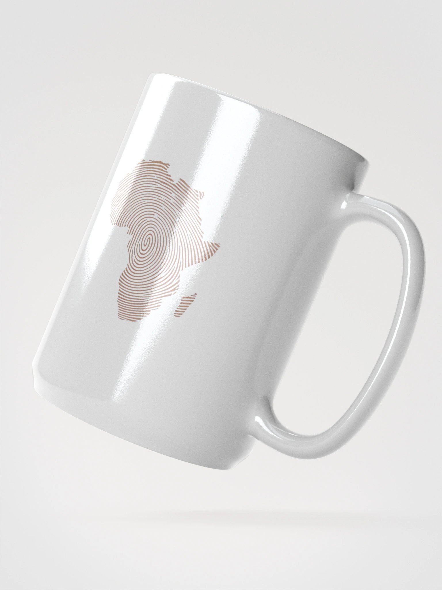 Melanin Shades Africa Map Africa DNA Fingerprint Mug product image (2)