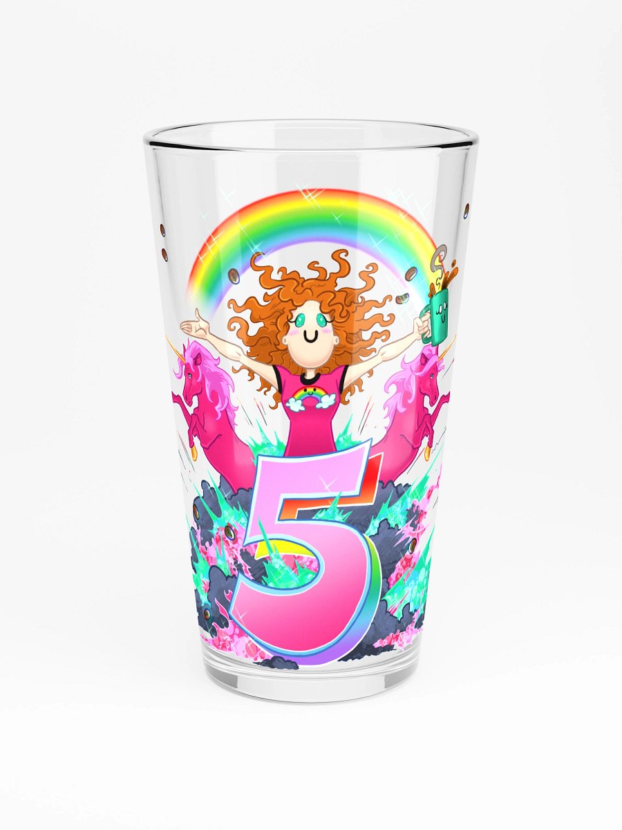 LadyAm5Years Pint Glass product image (3)