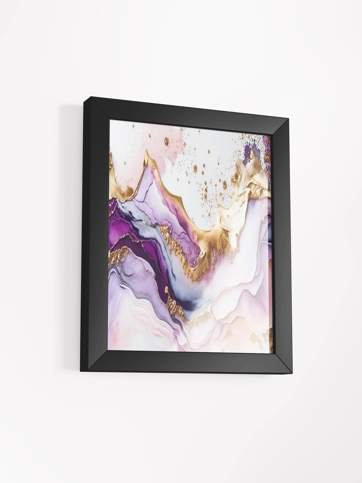 Marbled Waves Matte Poster product image (2)