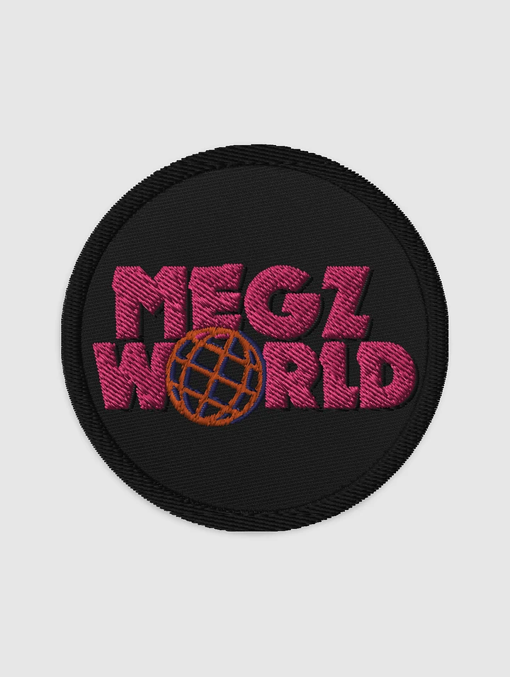 Megz World Embroidered Patch (PINK) product image (1)