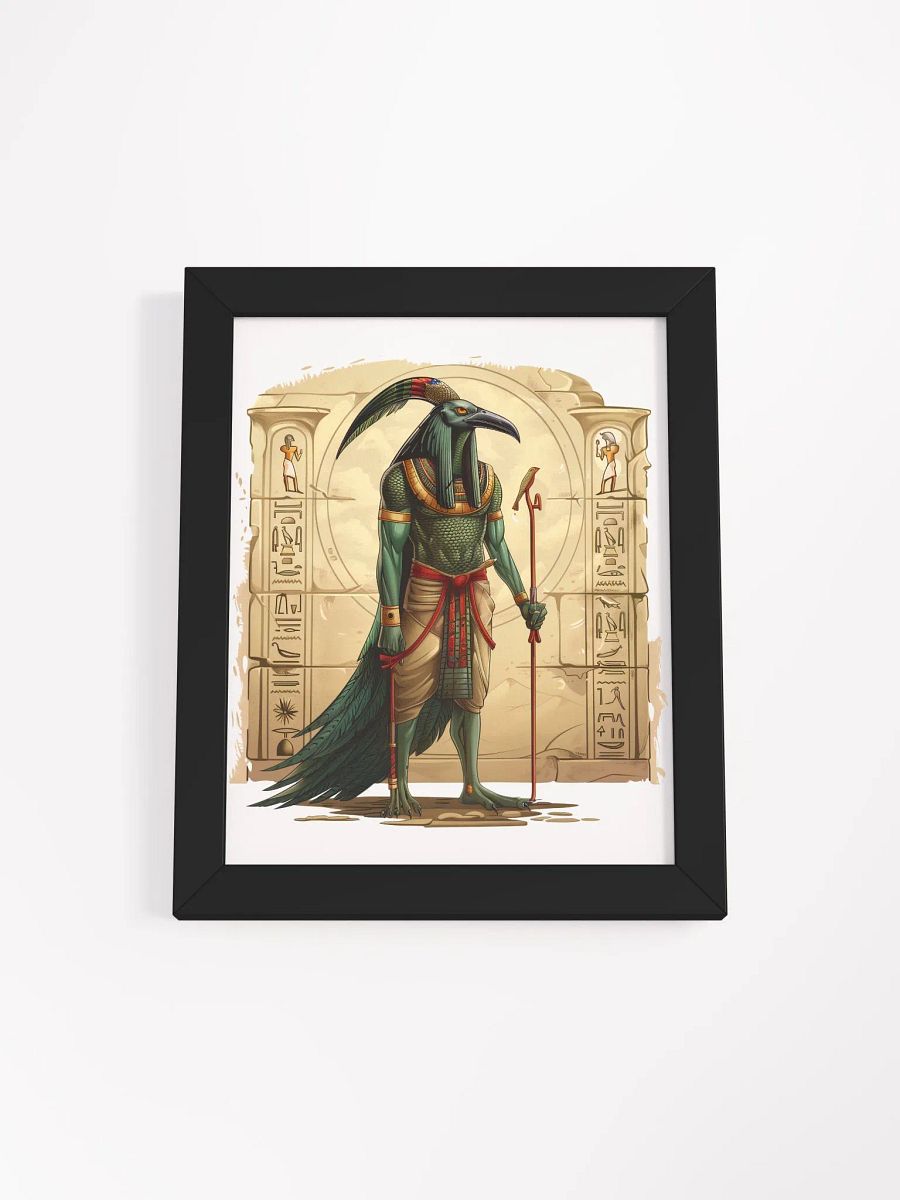 Thoth - The Egyptian God of Wisdom Framed High-Quality Matte Poster product image (5)