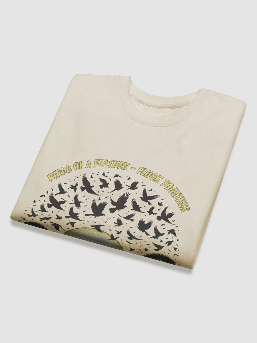 Sunrise Flock Cotton Sweatshirt - Dark Feather product image (3)