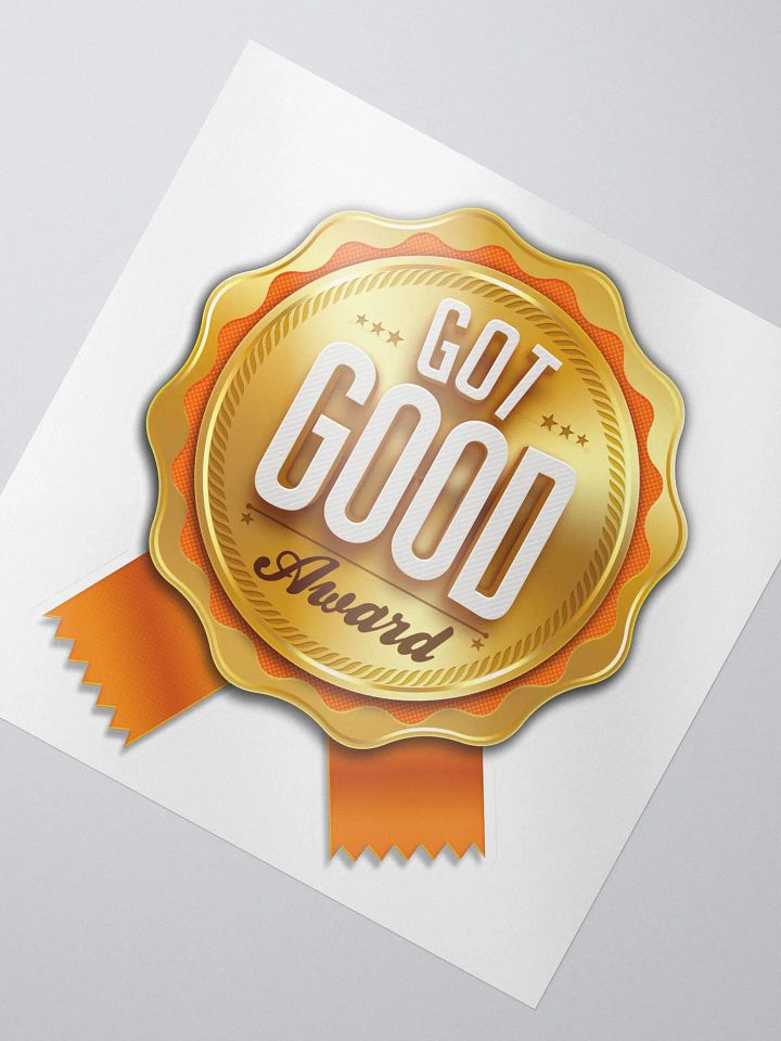 Got Good Award Sticker product image (2)
