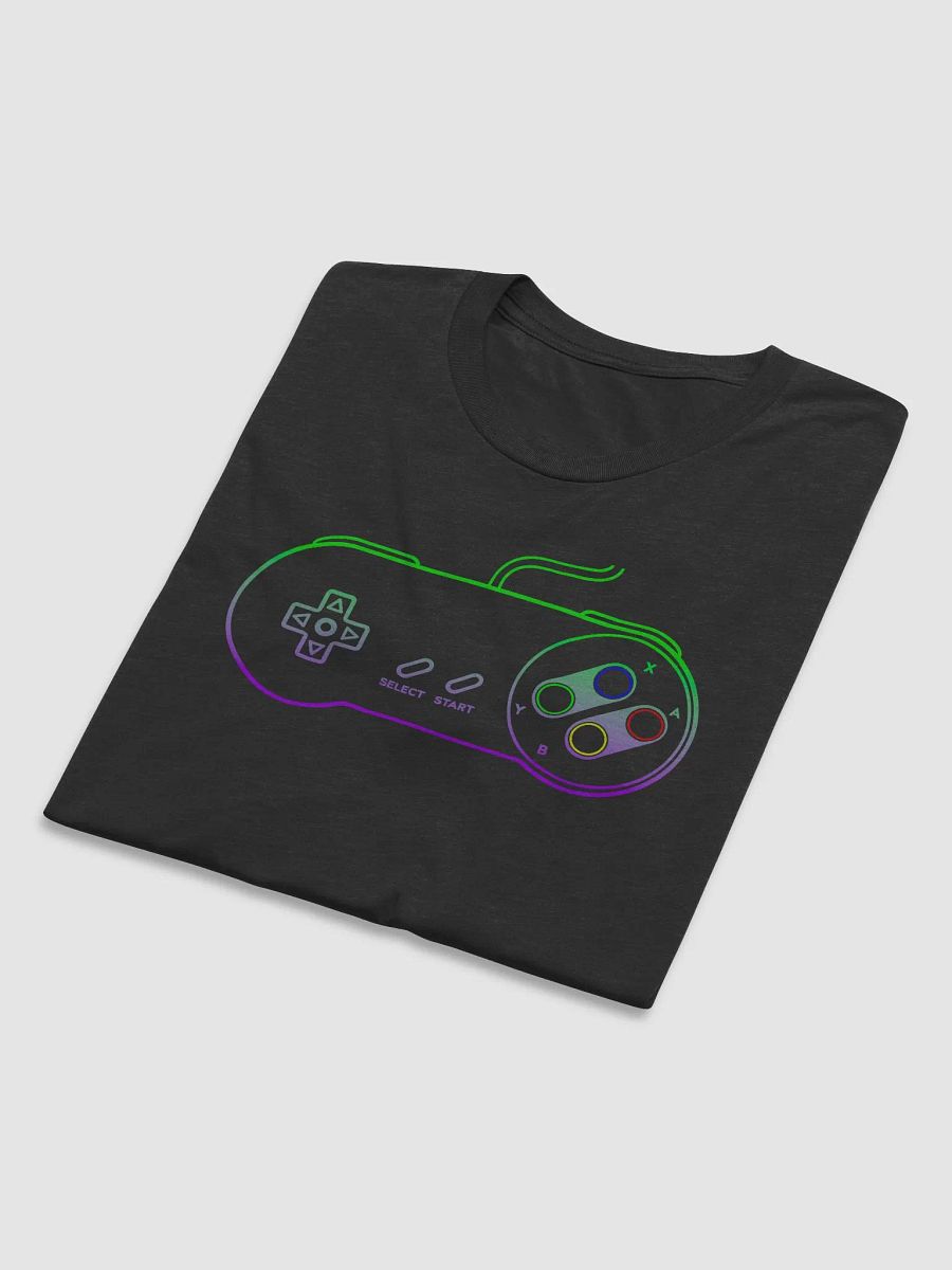 SNES Controller Shirt - Neon Green/Purple product image (22)