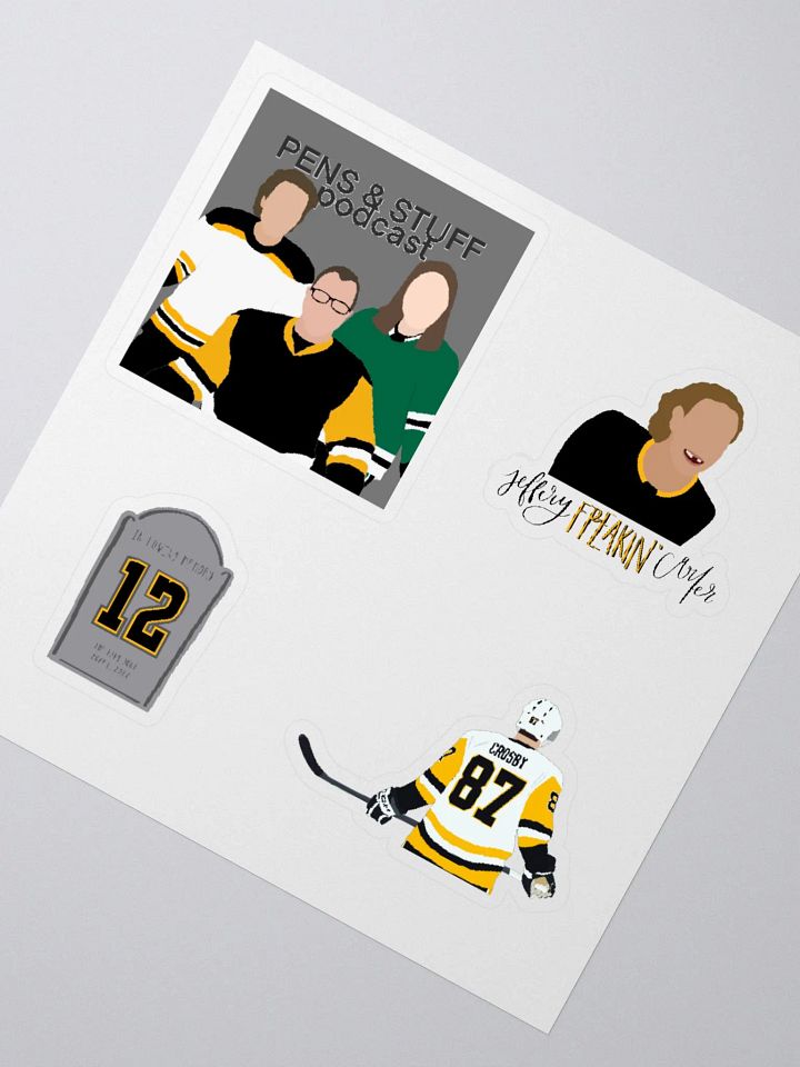 Pens and Stuff Podcast Sticker Sheet product image (4)