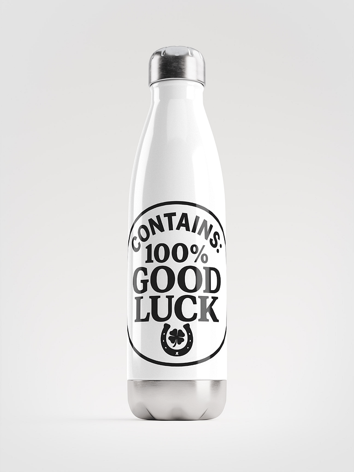 The "100% Good Luck" Stainless Steel Water Bottle product image (1)