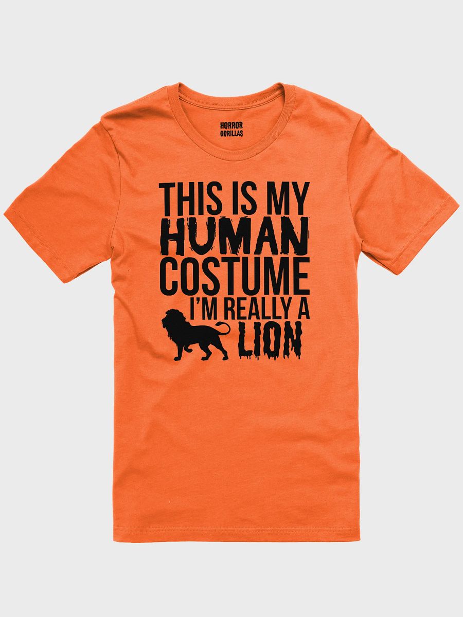 This Is My Human Costume I'm Really A Lion Funny Halloween T-Shirt product image (2)