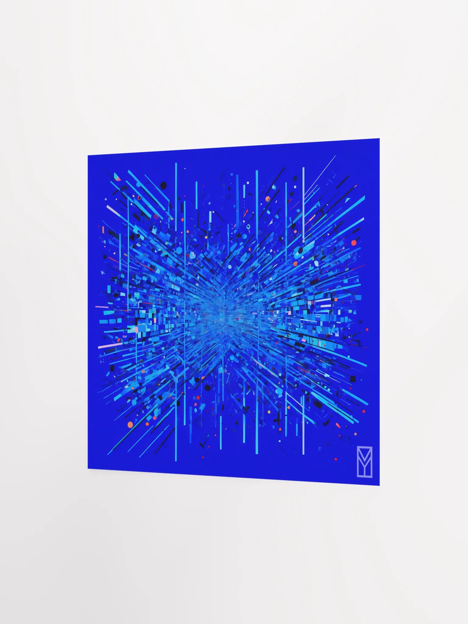 Poster Global Blue Screen: Abstract Interpretation product image (2)