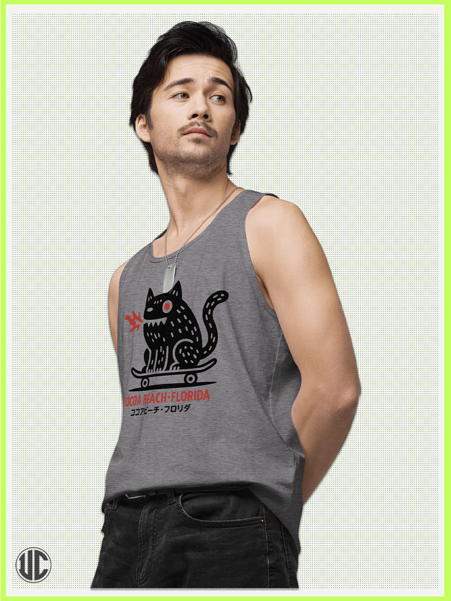 Cocoa Beach Skater – Men’s Tank Top product image (5)