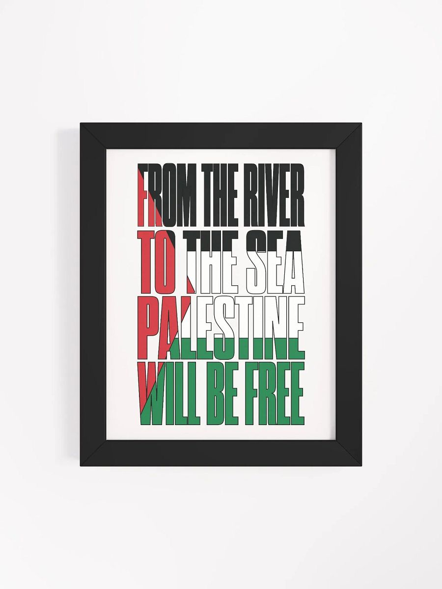 Palestine - From The River To The Sea - Framed High-Quality Matte Poster product image (4)