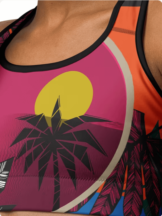 Tropical vision-Sports Bra product image (1)